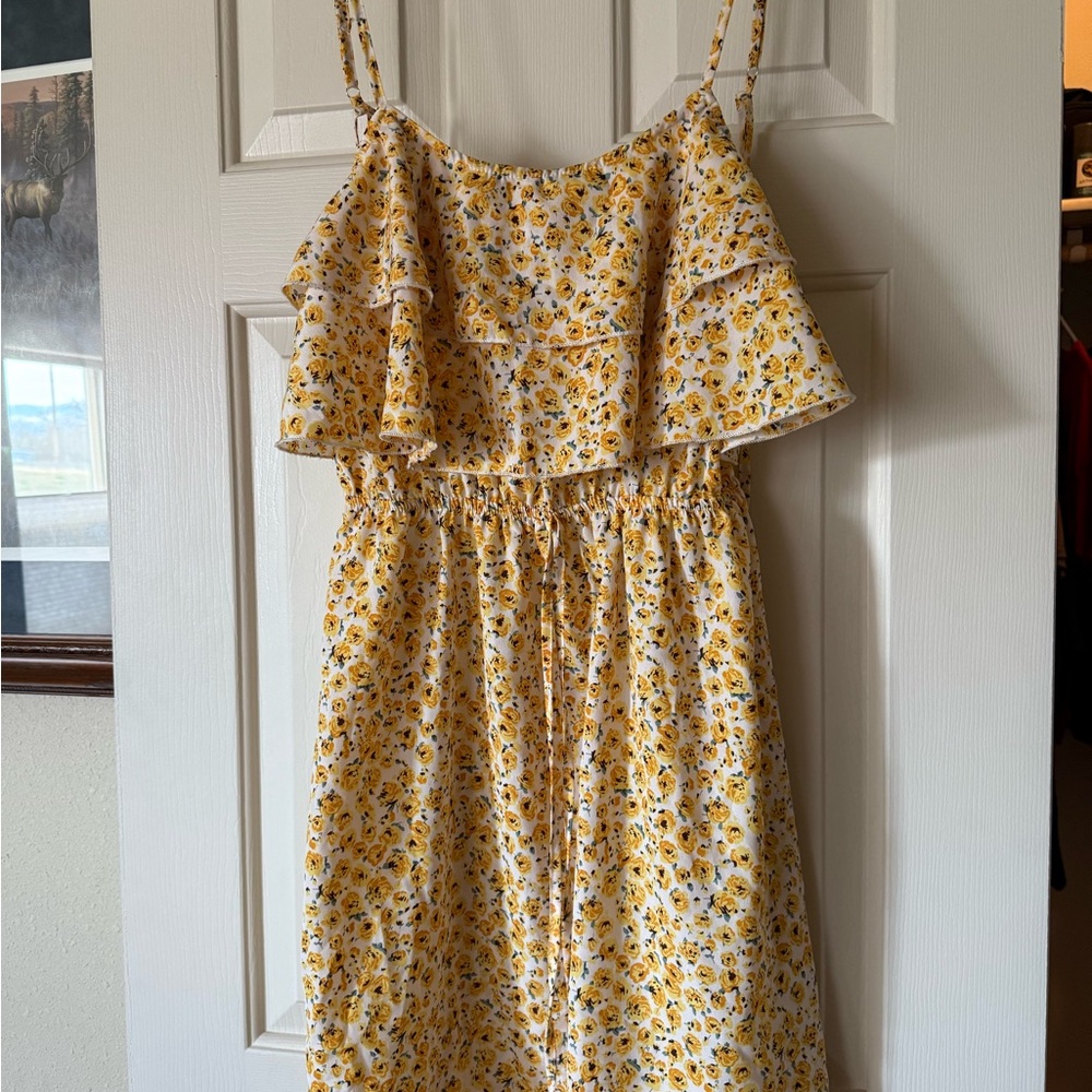 Floral Yellow Sundress